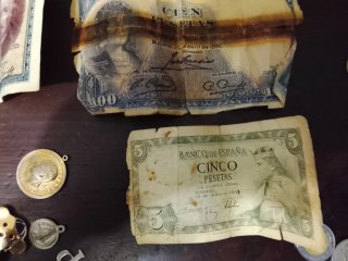 Lote de monedas antiguas