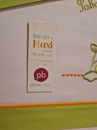 Sábana Maxi Cuna 70x140 cm. Pekebaby Friends