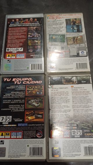 Lote 4 Juegos PSP UMD