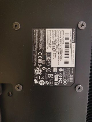 Pantalla HP 20 Negra