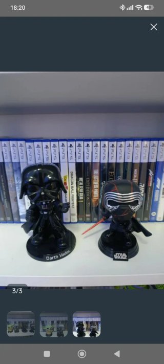 Funko Pop Star Wars Darth Vader y Kylo Ren