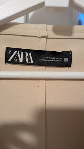 Cárdigan Zara Beige Talla M