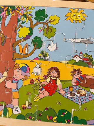 Lote 4 Puzzles Madera Infantiles