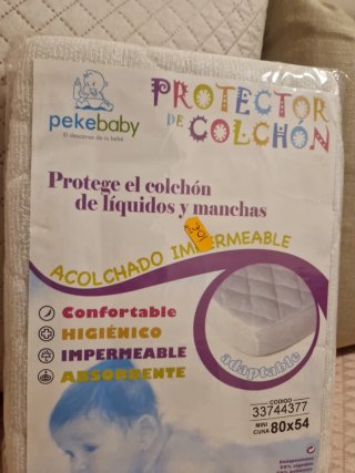 Protector Colchón Bebé Pekebaby 80x54