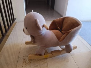 Balancín infantil oso peluche