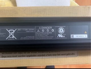 Batería Shimano BTE8036 630Wh E-Bike