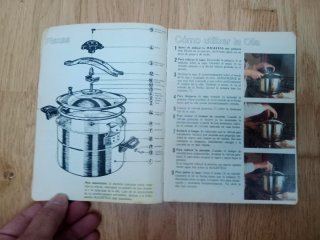 Libro recetas antiguo olla Magefesa (1985)