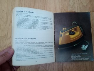 Libro recetas antiguo olla Magefesa (1985)