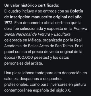 Oleo Gran Formato 132x102 año(1972)  Segundo Gámez