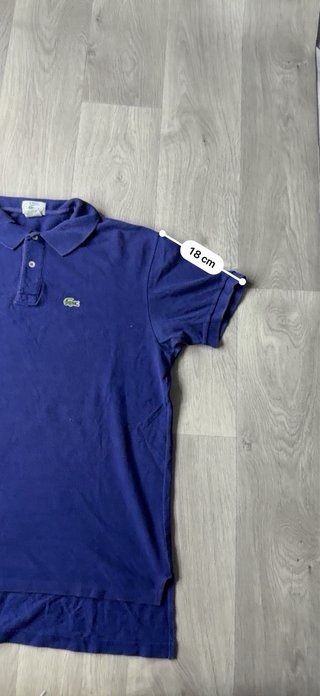 Polo Lacoste Vintage USA Anni '80 Blu