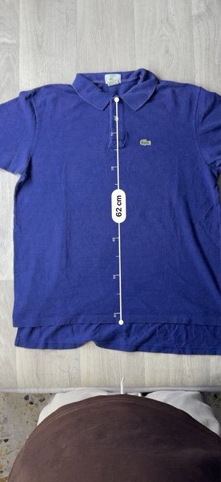Polo Lacoste Vintage USA Anni '80 Blu
