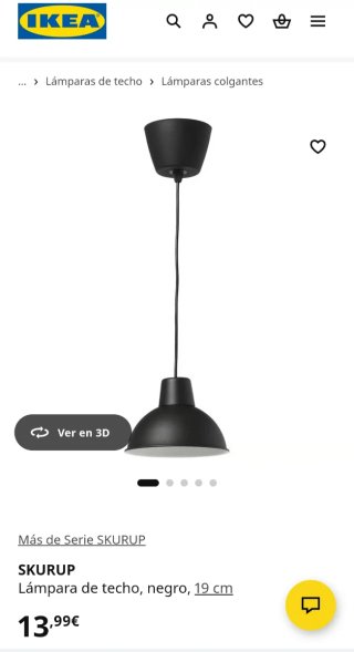 Lámpara colgante Skurup Ikea
