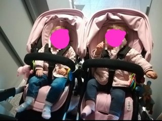 Bugaboo Donkey Silla Doble Negra