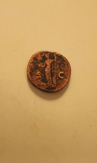 Moneda Romana Antigua DENARIUS AD215