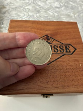 Moneda 1000 Lira Turca 1990