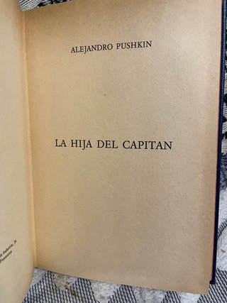 (Antiguo)La hija del capitán. Pushkin (De Lujo)