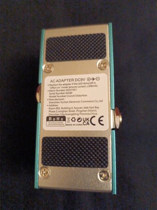Pedal Guitarra Crunch Distortion