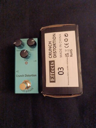 Pedal Guitarra Crunch Distortion