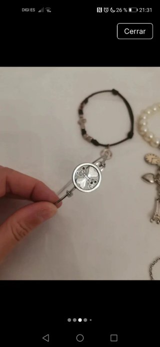 Pack 7 pulseras bisutería, acero y plata