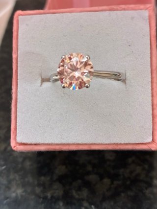 Anillo Oro 14k 1.99 Ct Lab-Grown IGI Rosa