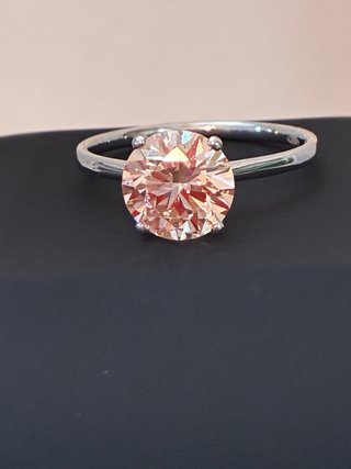 Anillo Oro 14k 1.99 Ct Lab-Grown IGI Rosa
