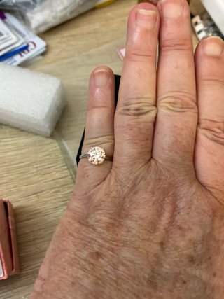 Anillo Oro 14k 1.99 Ct Lab-Grown IGI Rosa