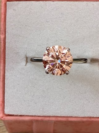 Anillo Oro 14k 1.99 Ct Lab-Grown IGI Rosa
