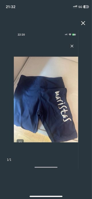 Mayas deportivas Maristas azul talla 6 y 10