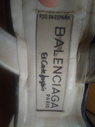 Sandalias Balenciaga Mujer Negro/Blanco