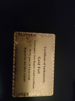 Carte da gioco poker dorate Emirates Palace
