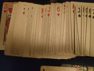 Carte da gioco poker dorate Emirates Palace