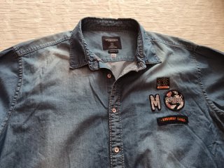 Camisa tipo vaquera.Springfield hombre XXL.