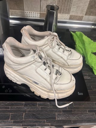 Buffalo Zapatillas Plataforma Blancas
