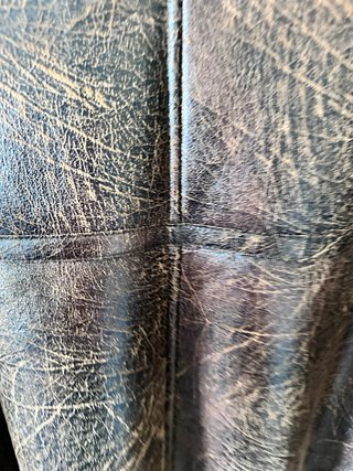Chaqueta Zara efecto piel forrada