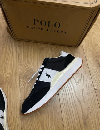 Zapatillas Polo Ralph Lauren Negras y Blancas