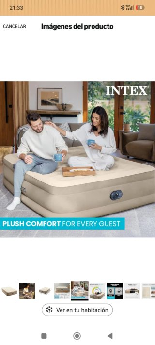 Colchón Hinchable Doble Intex