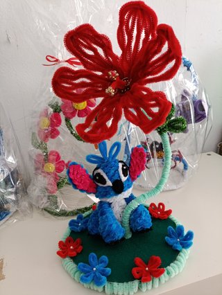 Lámpara Decorativa Flores y Hada Artesanal ...