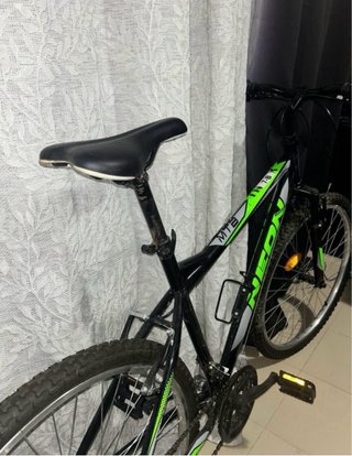 Bicicleta Neon MTB Negra y Verde