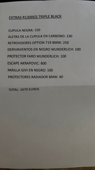 BMW R1300GS Negra