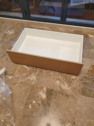 Cajón bajo cama madera