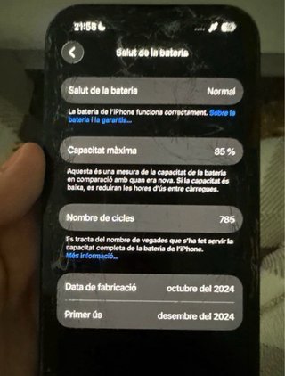 iPhone 16 256GB para piezas
