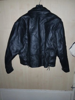 Chaqueta de piel para moto