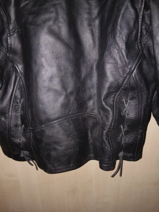 Chaqueta de piel para moto