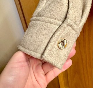 Abrigo entretiempo Zara Beige Talla S