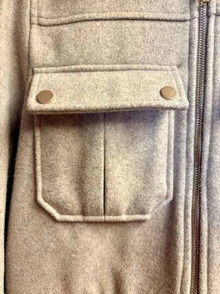 Abrigo entretiempo Zara Beige Talla S