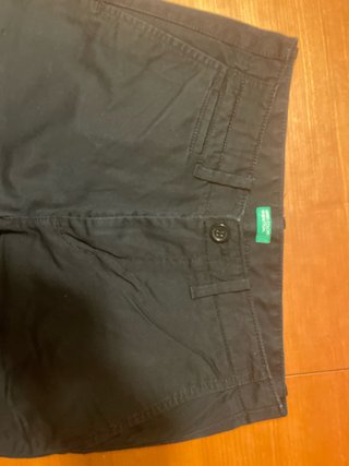 Pantalones Benetton hombre negros
