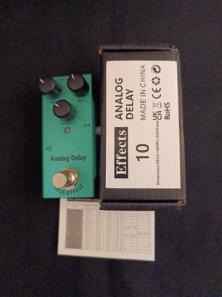 Pedal Guitarra Analog Delay