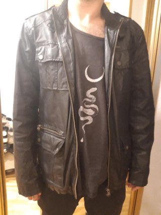 Chaqueta de piel Barneys New York