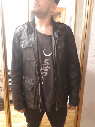 Chaqueta de piel Barneys New York