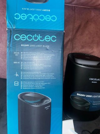 Deshumidificador Cecotec Bigdry 2000 Light Black
